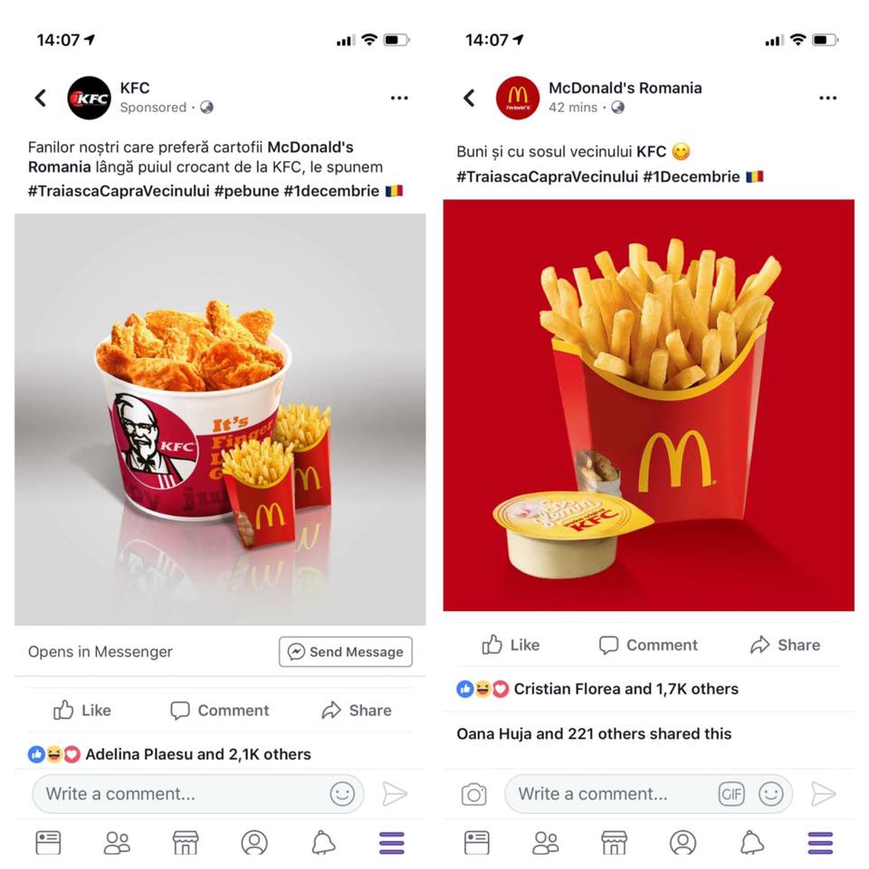 �ljen a szomsz�d kecsk�je, gyors�tterem-m�dra: a KFC �s a McDonald’s 
