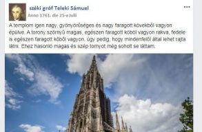 Facebook-posztok �s progressz�v �rtelmis�g a 18. sz�zadban: mit�l igaz�n �rdekes Teleki S�muel napl�ja?