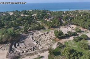 K�tezer �ves bazilika maradv�nyait tal�lt�k meg Izraelben