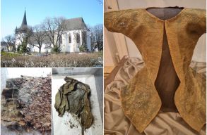El�tte �s ut�na:  d�jat nyert a B�nffy-kript�ban felt�rt 400 �ves ruhadarab mesteri restaur�tora